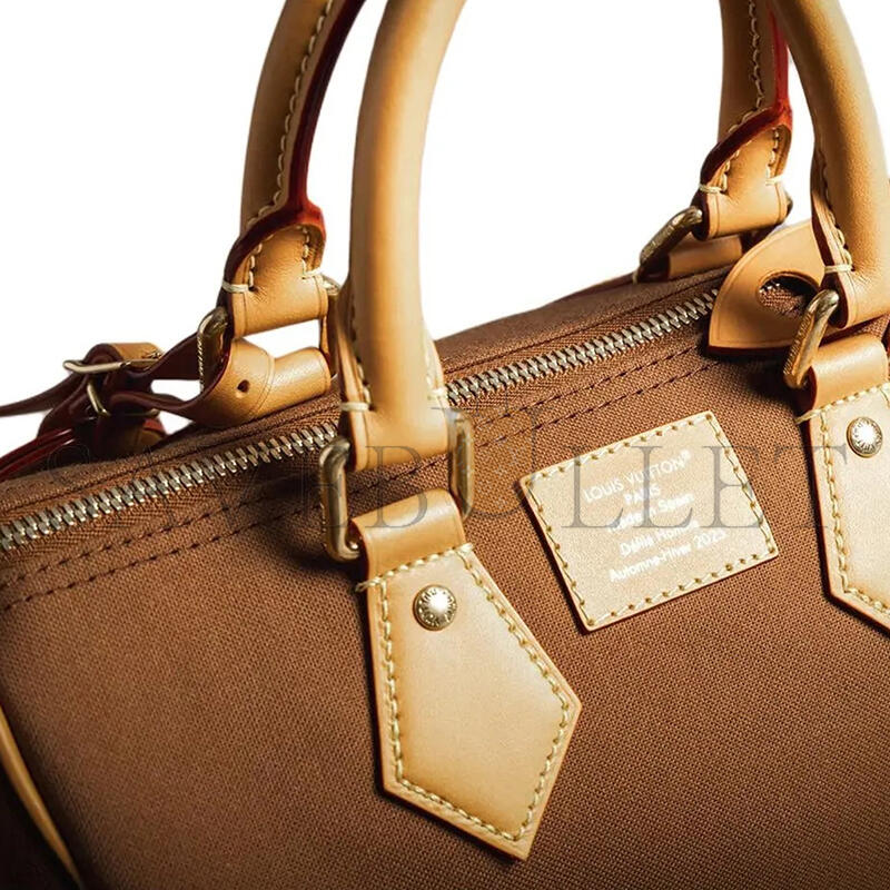 LOUIS VUITTON MASTER PHARRELL X NIGO SPEEDY BAG 25 BROWN IN CANVAS M15218 (25*15*15cm)